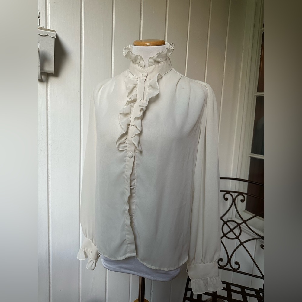 Atonce Vintage Long-Sleeve Blouse